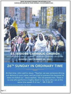 TWENTY SIXTHSUNDAY IN ORDINARY TIME|SEPTEMBER 26, 2021 VIG&Eacute;SIMO SEXTO DOMINGO DEL TIEMPO ORDINARIO | 26 DE SEPTIEMBRE DE 2021 - St. Isidore ...