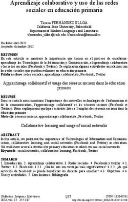 Aprendizaje colaborativo y uso de las redes sociales en educación primaria