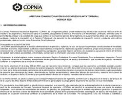 APERTURA CONVOCATORIA P&Uacute;BLICA DE EMPLEOS PLANTA TEMPORAL VIGENCIA 2020 - Copnia