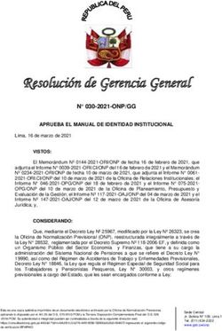 Resolución de Gerencia General - N 030-2021-ONP/GG - Oficina de Normalización ...