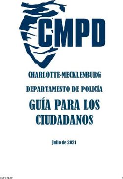 GUÍA PARA LOS CIUDADANOS - DEPARTAMENTO DE POLICÍA CHARLOTTE-MECKLENBURG Julio de 2021