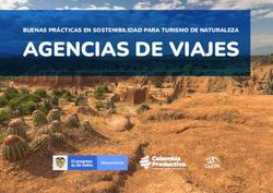 AGENCIAS DE VIAJES BUENAS PR&Aacute;CTICAS EN SOSTENIBILIDAD PARA TURISMO DE NATURALEZA - Colombia Productiva