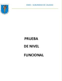PRUEBA DE NIVEL FUNCIONAL - EMID - SUBUNIDAD DE CALIDAD - SERMILITAR