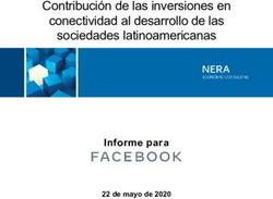 Contribución de las inversiones en conectividad al desarrollo de las sociedades latinoamericanas - Informe para