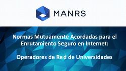 Normas Mutuamente Acordadas para el Enrutamiento Seguro en Internet: Operadores de Red de Universidades - Qu&eacute; es MexNOG?