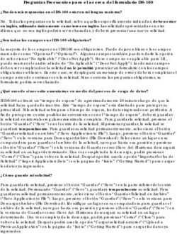 Preguntas Frecuentes para el acerca del formulario DS-160