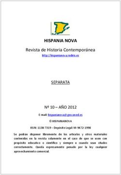 HISPANIA NOVA Revista de Historia Contempor&aacute;nea