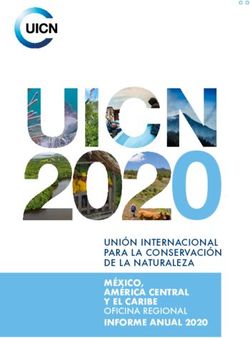 M&Eacute;XICO, AM&Eacute;RICA CENTRAL Y EL CARIBE - OFICINA REGIONAL UNI&Oacute;N INTERNACIONAL PARA LA CONSERVACI&Oacute;N DE LA NATURALEZA