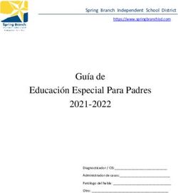 Guía de Educación Especial Para Padres 2021-2022 - Spring ...