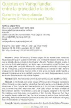 Quijotes en Yanquilandia: entre la gravedad y la burla - Dialnet