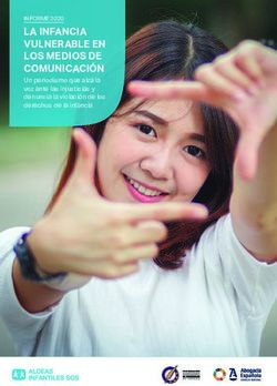 LA INFANCIA VULNERABLE EN LOS MEDIOS DE COMUNICACI&Oacute;N - INFORME 2020