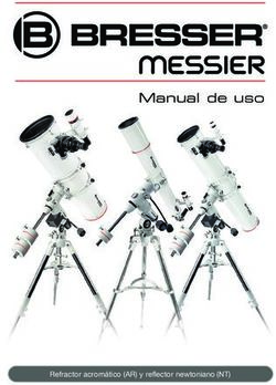 Manual de uso - Refractor acrom&aacute;tico (AR) y reflector newtoniano (NT) - Bresser