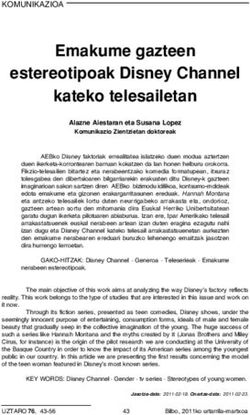 Emakume gazteen estereotipoak Disney Channel kateko telesailetan