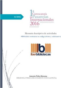Memoria descriptiva de actividades 11/2016 - Iberbibliotecas