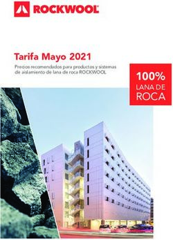 100% ROCA LANA DE Tarifa Mayo 2021 - Isolana