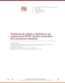 Problemas de validez y fiabilidad en los cuestionarios ROSE: revisi&oacute;n sistem&aacute;tica de la producci&oacute;n espa&ntilde;ola