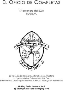 EL OFICIO DE COMPLETAS - Trinity Episcopal Church