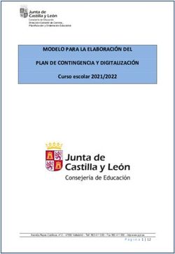 MODELO PARA LA ELABORACI&Oacute;N DEL PLAN DE CONTINGENCIA Y DIGITALIZACI&Oacute;N