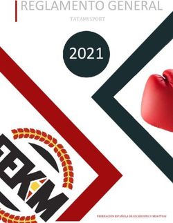 2021 REGLAMENTO GENERAL - TATAMI SPORT - FEKM