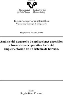 Análisis del desarrollo de aplicaciones accesibles sobre el sistema operativo Android. Implementación de un sistema de barrido.