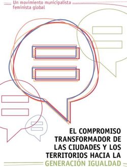 EL COMPROMISO TRANSFORMADOR DE LAS CIUDADES Y LOS TERRITORIOS HACIA LA GENERACI&Oacute;N IGUALDAD - Un movimiento municipalista feminista global