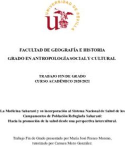FACULTAD DE GEOGRAF&Iacute;A E HISTORIA GRADO EN ANTROPOLOG&Iacute;A SOCIAL Y CULTURAL - idUS