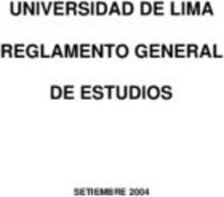 UNIVERSIDAD DE LIMA REGLAMENTO GENERAL DE ESTUDIOS - SETIEMBRE 2004