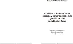 Experiencia innovadora de engorde y comercializaci&oacute;n de ganado vacuno en la Regi&oacute;n Cusco - Estudio de Sistematizaci&oacute;n