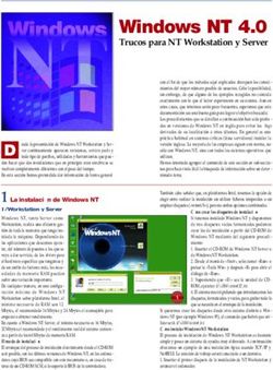 Windows NT 4.0 Trucos para NT Workstation y Server
