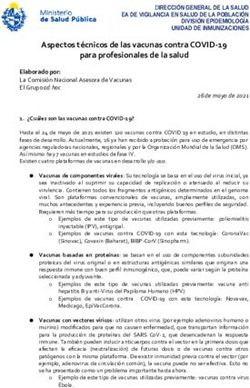 Aspectos técnicos de las vacunas contra COVID-19 para profesionales de la salud - GUB.UY