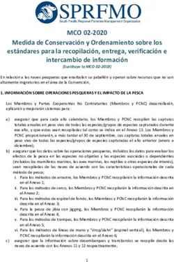 MCO 02-2020 Medida de Conservación y Ordenamiento sobre los estándares para la recopilación, entrega, verificación e intercambio de información ...