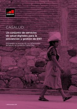 CASALUD: Un conjunto de servicios de salud digitales para la prevención y gestión de ENT - GSMA