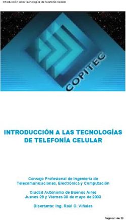 INTRODUCCIÓN A LAS TECNOLOGÍAS DE TELEFONÍA CELULAR