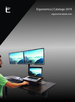 Ergonomica | Catalogo 2019 - ergonomicadesk.com