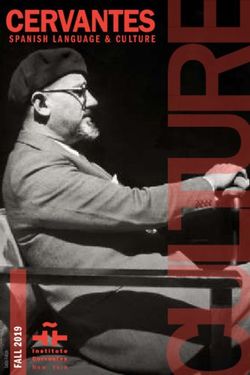 SPANISH LANGUAGE & CULTURE - Instituto Cervantes New York