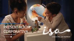 PRESENTACIÓN CORPORATIVA - Septiembre de 2018 - ISA