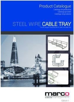 STEEL WIRE CABLE TRAY - Product Catalogue - Edition