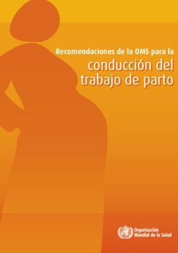 Recomendaciones de la OMS para la - WHO | World Health ...