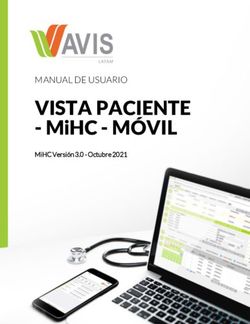 VISTA PACIENTE - MIHC - M&Oacute;VIL - MANUAL DE USUARIO MIHC VERSI&Oacute;N 3.0 - OCTUBRE 2021