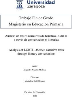 Trabajo Fin de Grado Magisterio en Educaci&oacute;n Primaria