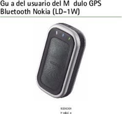 Guía del usuario del Módulo GPS Bluetooth Nokia (LD-1W)