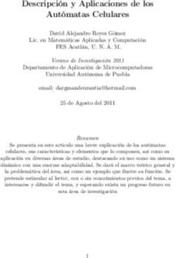 Descripci&oacute;n y Aplicaciones de los Aut&oacute;matas Celulares