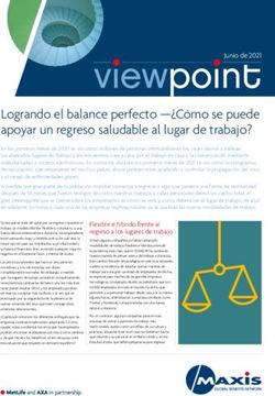 Logrando el balance perfecto - Cómo se puede apoyar un regreso ...