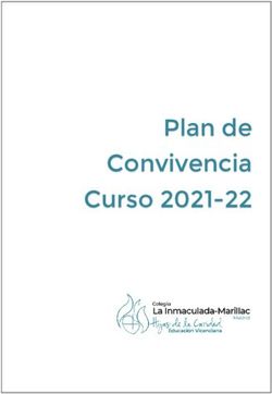 Plan de Convivencia Curso 2021-22 - Colegio La Inmaculada ...