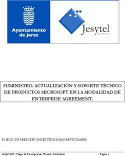 SUMINISTRO, ACTUALIZACIÓN Y SOPORTE TÉCNICO DE PRODUCTOS MICROSOFT EN LA MODALIDAD DE ENTERPRISE AGREEMENT - PLIEGO DE PRESCRIPCIONES TÉCNICAS ...