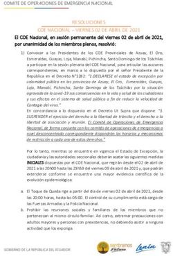 RESOLUCIONES COE NACIONAL - VIERNES 02 DE ABRIL DE 2021 - Servicio Nacional de ...