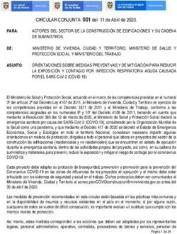 CIRCULAR CONJUNTA 001 del 11 de Abril de 2020 - Ministerio de Salud