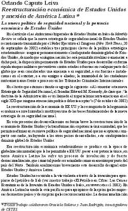 Orlando Caputo Leiva Reestructuración económica de Estados Unidos y anexión de América Latina