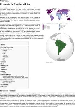 Economía de América del Sur