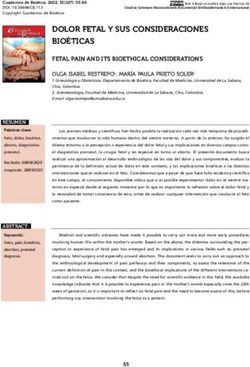 DOLOR FETAL Y SUS CONSIDERACIONES BIOÉTICAS